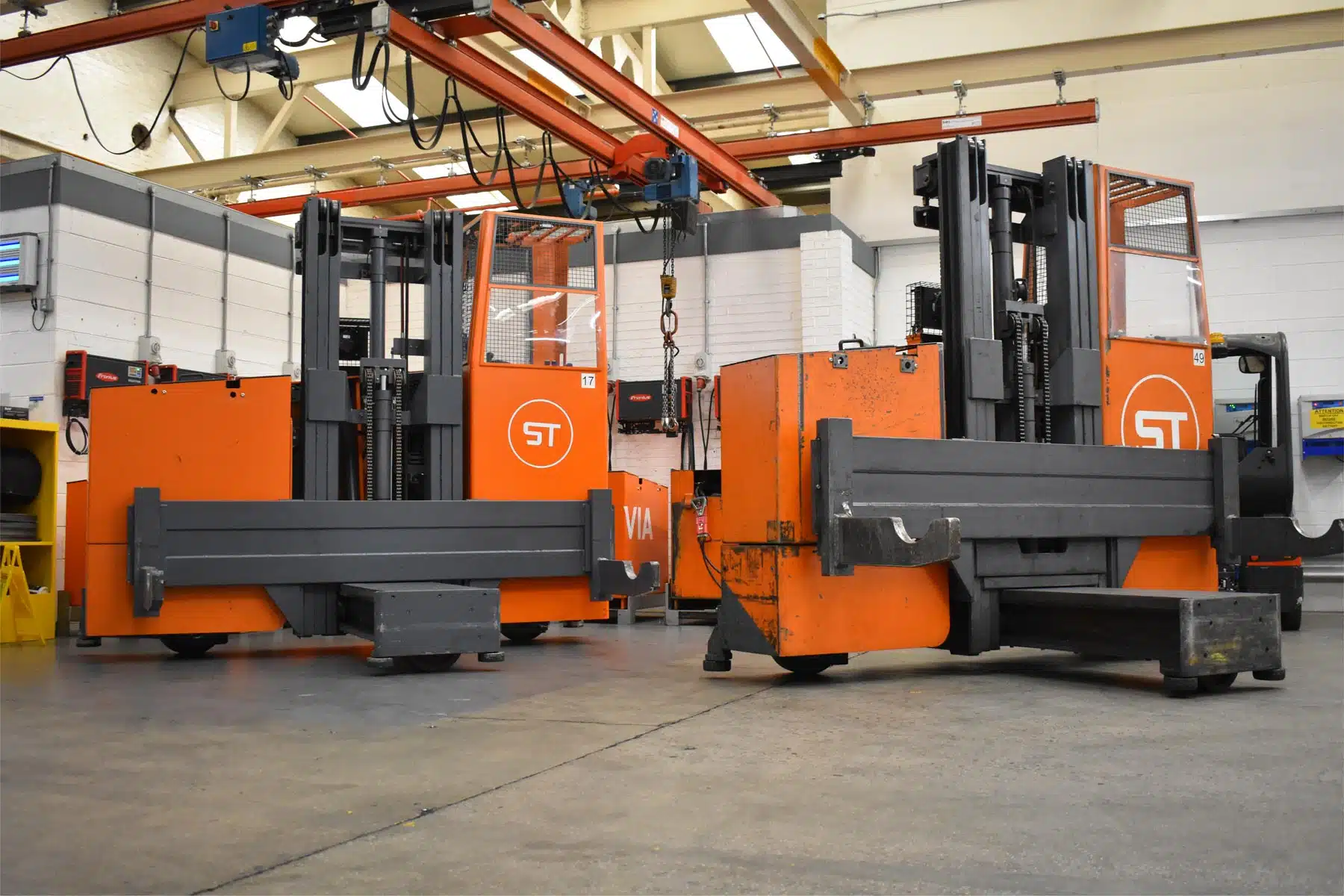 Single Deck Side Loading Forklift Hunslet 1800 50